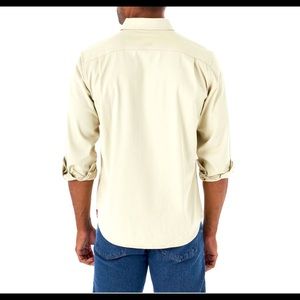 Wrangler Men’s Epic soft Long sleeve Twill Woven Shirt